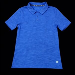 ZELOS Polo Shirt | Boys L | Vibrant Blue